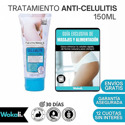 Wokali Alta Cosmética: Tratamiento para Celulitis, Flacidez, Arrugas y Reafirmante - 150 ML.