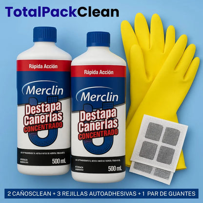SOLO POR HOY! 2x1 en Destapa Cañerías + 3 Rejillas y Guantes GRATIS - Limpieza sin esfuerzo