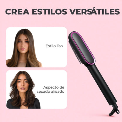 Cepillo Alisador 2 en 1 - GlowBrush